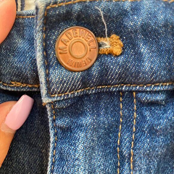 Madewell High Rise Slim Boyjean Size 25 Straight Leg Normcore Minimalist - Picture 5 of 7